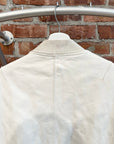 RAF SIMONS SS23 LEATHER SMALL BOMBER JACKET ‘WHITE’