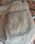 OUR LEGACY TROMPE PRINT THIRD CUT DIGITAL DENIM ‘CREAM/INK’
