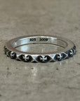 CHROME HEARTS TFP 3MM RING ‘SILVER’