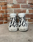 SAINT LAURENT ZEBRA CANVAS SNEAKERS ‘BLACK/WHITE’