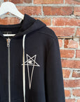 RICK OWENS x CHAMPION JASON ZIP HOODIE ‘BLACK’