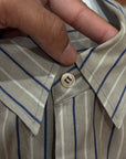 Y’S FOR MEN YOHJI YAMAMOTO STRIPED BUTTON UP ‘MULTI’