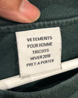 VETEMENTS AW19 INSIDE OUT TEE ‘FOREST’