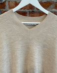 ACNE STUDIOS V-NECK WOOL SWEATER ‘CREAM’