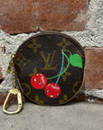 LOUIS VUITTON x MURAKAMI CHERRY MONOGRAM COIN POUCH ‘BROWN’