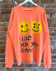 CPFM I LIKE YOU YOUR DIFFERENT LONGSLEEVE ‘ORANGE’