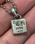 CHROME HEARTS FRAMED HEART NECKLACE ‘SILVER’