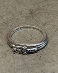 CHROME HEARTS SAPPHIRE BABY DAGGER RING 'SILVER'