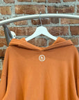 HIDDEN NY EMBROIDERED LOGO HOODIE ‘BURNT ORANGE’