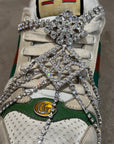GUCCI SS19 CRYSTAL CHAIN SCREENER SNEAKERS ‘CREAM’