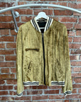 HAIDER ACKERMAN SS15 GOLD VELOUR BOMBER ‘GOLD’