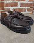 BODE UNIVERSITY LEATHER SHOES ‘DARK BROWN’