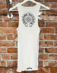 CHROME HEARTS HORSESHOE LOGO TANK TOP ‘WHITE’