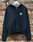 VETEMENTS SS25 LIMITED EDITION POLIZEI ZIP HOODIE ‘BLACK’