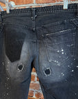 NUMBER (N)INE GRUNGE DENIM ‘BLACK’