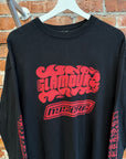 HYSTERIC GLAMOUR FIRE LOGO LONGSLEEVE SHIRT ‘BLACK’