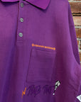CHROME HEARTS MATTY BOY "MORE NOT LESS" POLO ‘PURPLE’