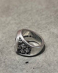 CHROME HEARTS HORSESHOE SIGNET RING ‘SILVER’
