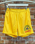 BRAINDEAD GRAFIX BASKETBALL SHORTS ‘YELLOW’