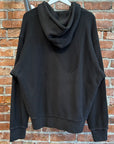 STUSSY DOUBLE LAYER WAFFLE ZIP HOODIE ‘BLACK’