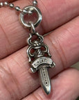 CHROME HEARTS NO. 5 DAGGER NECKLACE ‘SILVER’