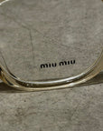 MIU MIU 06XV GLASSES ‘SAND CLEAR’