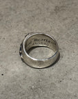CHROME HEARTS CLASSIC FLORAL RING ‘SILVER’