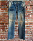 UNDERCOVER SS06 "T" KLAUS DENIM (BRAND NEW WITH TAGS) 'VINTAGE BLUE'
