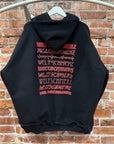 VETEMENTS SS18 ZURICH REVERSIBLE ZIP UP HOODIE ‘BLACK’