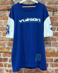 LOUIS VUITTON SS23 INTARSIA CREWNECK KNIT TEE ‘BLUE’