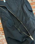 RICK OWENS DRKSDHW SS126 AIRCUT POD SHORTS ‘BLACK’
