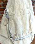ENTIRE STUDIOS A-4 CROPPED BOMBER JACKET ‘CREAM’
