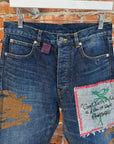 VIVIENNE WESTWOOD MAN "SAVE THE EARTH" PATCHWORK DENIM ‘BLUE’
