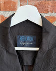 YOHJI YAMAMOTO SS23 COTTON TYPEWRITER JACKET ‘BLACK’