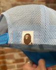 BAPE BAPESTA TRUCKER HAT ‘LIGHT BLUE/WHITE’