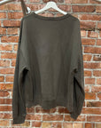 DRIES VAN NOTEN HAX OVERSIZED LONG SLEEVE JERSEY SWEATSHIRT ‘SAGE’