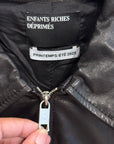 ENFANTS RICHES DEPRIMES SS25 WESTERN LEATHER JACKET ‘BLACK’