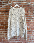 ACNE STUDIOS SPOTTED WOOL BLEND CARDIGAN ‘OFF WHITE’