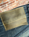 K-TWO STUDIOS MUDWASH BAGGY STRAIGHT DENIM ‘BLUE’