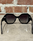 PRADA 16WS LARGE FRAME SUNGLASSES ‘BLACK’