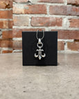 CHROME HEARTS BS FLEUR NECKLACE ‘SILVER’