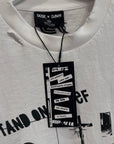 DUSK DAWN DISTRESSED TEE ‘WHITE’