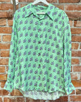 DRIES VAN NOTEN VISCOSE ABSTRACT SHIRT ‘MULTI’
