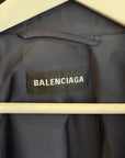 BALENCIAGA DOUBLE B LOGO TRACK JACKET ‘NAVY/BLACK’