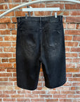 BASKETCASE GALLERY BREACHER DENIM SHORTS ‘WASHED BLACK’