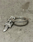CHROME HEARTS DAGGER KEY RING SET ‘SILVER’