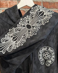 CHROME HEARTS MONOGRAM CEMETERY ZIP HOODIE ‘BLACK’