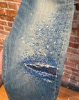 KAPITAL VIP ORDER 5P MONKEY CISCO "3 YEAR FADE" SASHIKO DENIM ‘BLUE’