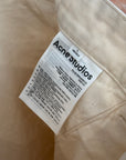 ACNE STUDIOS FACE LOGO CARPENTER PANTS ‘CREAM’