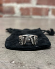 CHROME HEARTS LARGE SCROLL RING ‘SILVER’